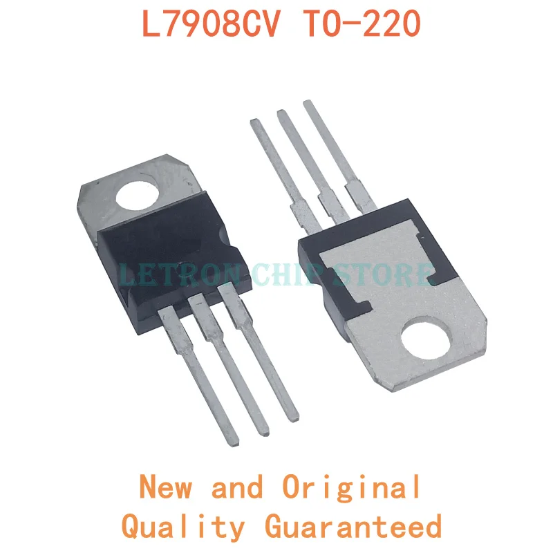 10PCS L7908CV TO220 L7908 TO-220 7908 LM7908 MC7908 new voltage regulator IC