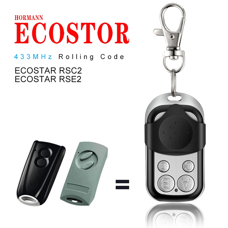 

Ecostar RSC2 RSE2 100% совместимый пульт дистанционного управления для ворот 433 МГц вращающийся ключ для открывания Гаражных дверей