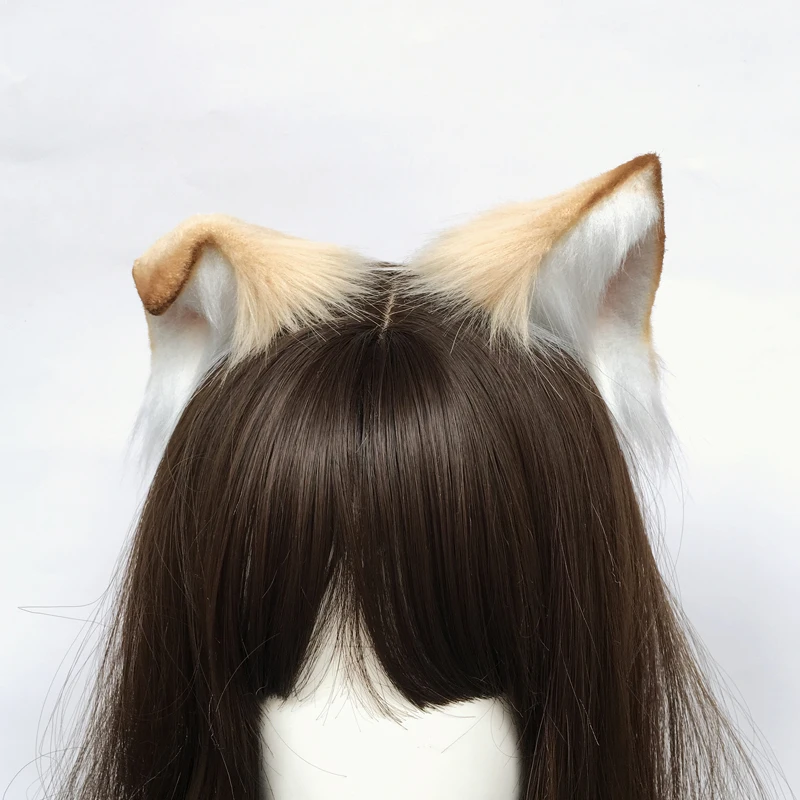 

New Hand Cat Ear Hair Hoop Simulated Animal Ear KC Hair Hoop Lolita Accessories Animal Foldable Cat Ear Hair Accessories