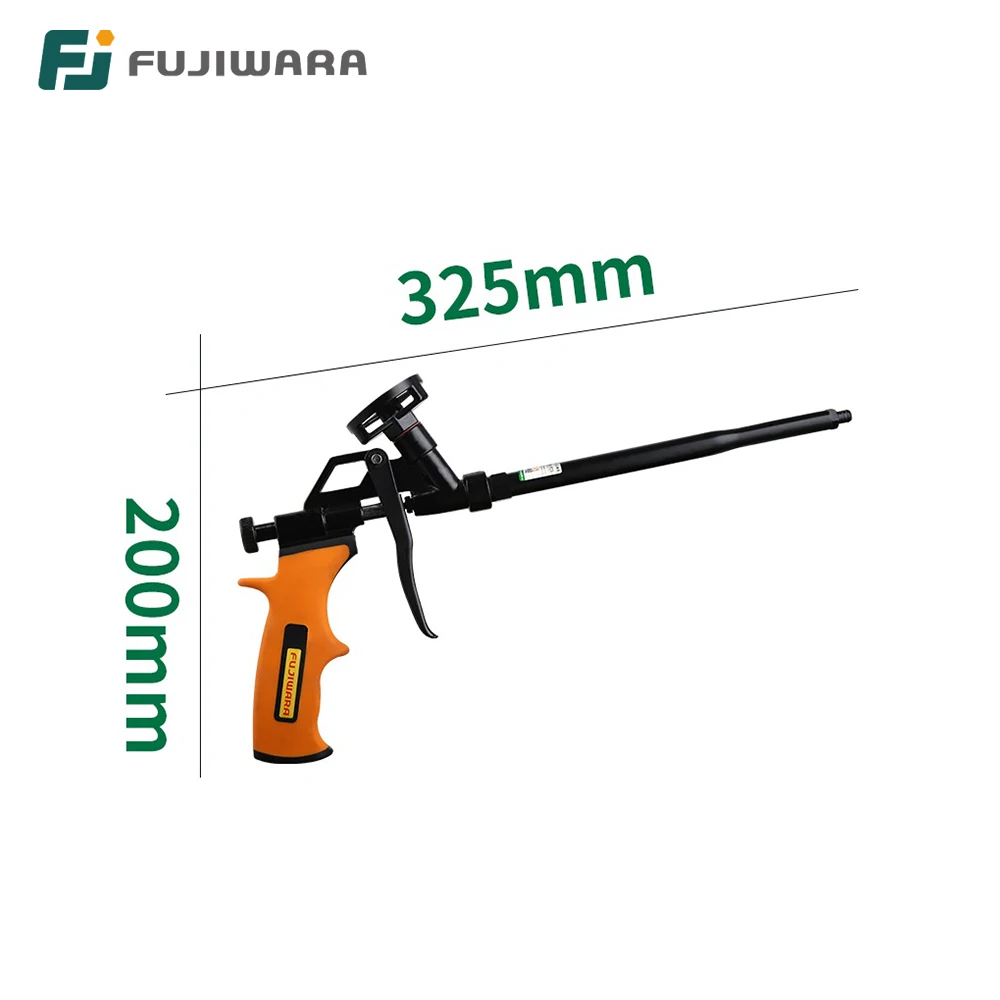 FUJIWARA Fluorocarbon Metal Foam Gun Foam Rubber Filling Agent Polyurethane Foam Sealing Filler Spray Gun