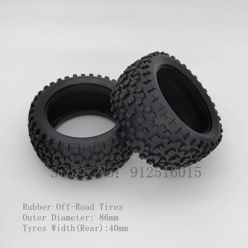 1/10 RC Buggy F/R Spike Reifen für Tamiya DF02/DT02/TT02B/Top Force/Kyosho Optima 4WD