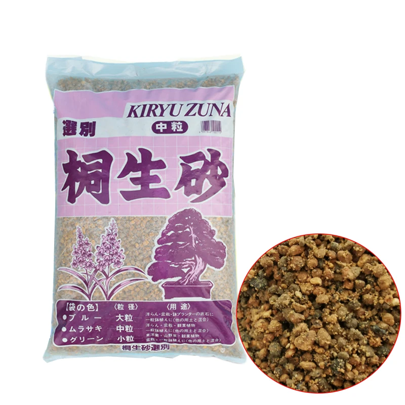 500G 6-12mm Kiryuzuna Hard Texture Water-retaining Breathable Granular Fleshy Paving Soil Succulent Bonsai Soil