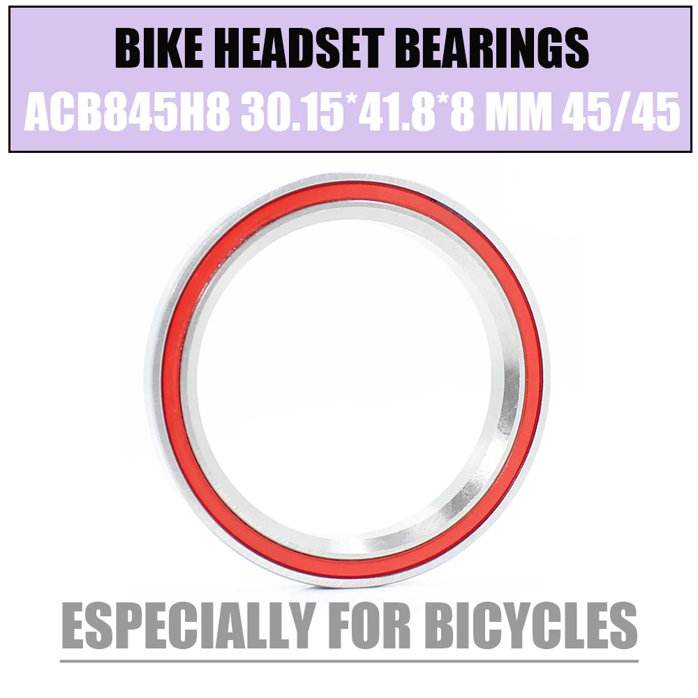 

ACB845H8 Bike Headset Bearings 30.15*41.8*8 mm 45/45 2PCS ACB Road MTB Angular Contact Bicycle Bearing MH-P08H8