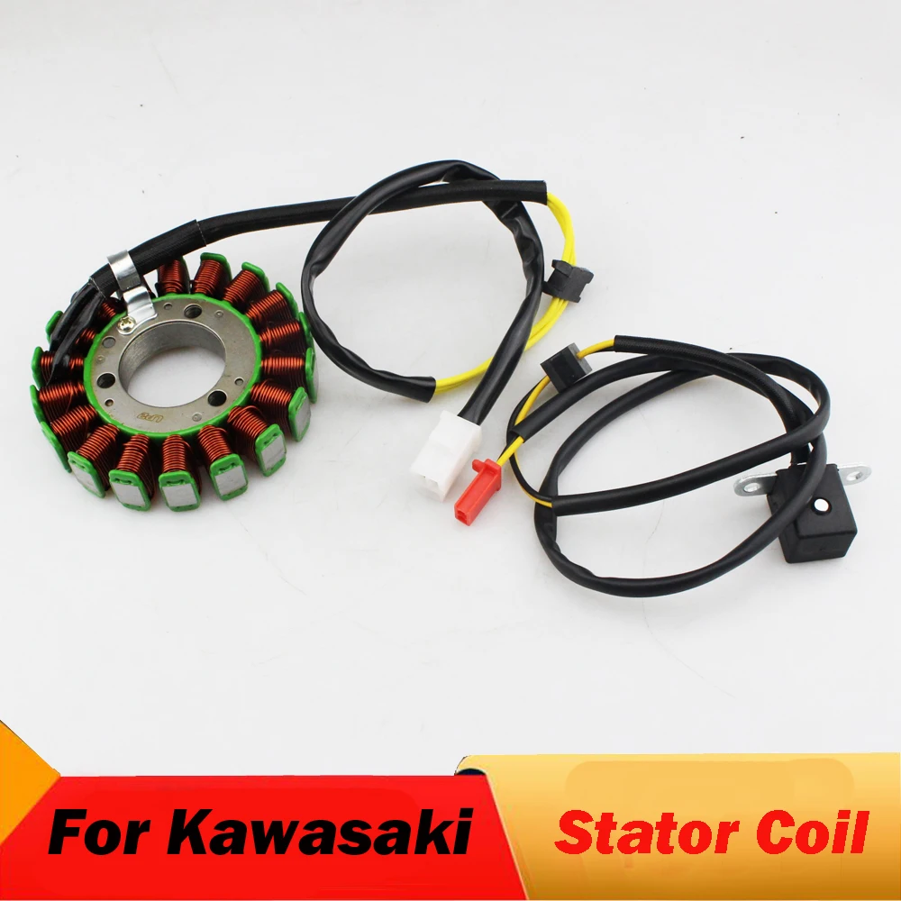 For Kawasaki EN400 Bulcan 400 EN400 Twin EN500 Vulcan 500 21003-1123 EX500 KLE400 Motorcycle Generator Magneto Stator Coil