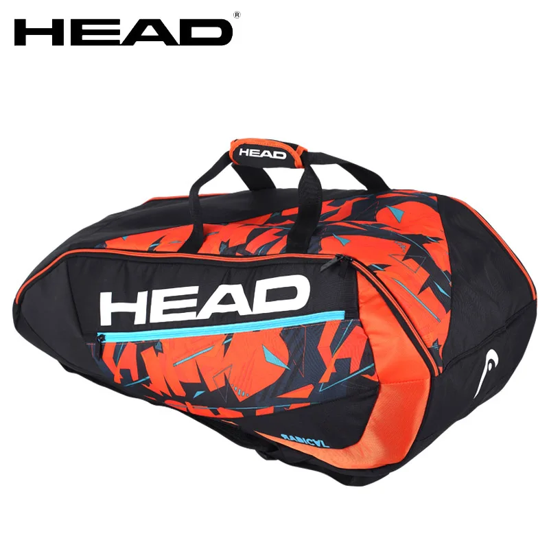 6-9 Pack HEAD Limited Edition Tennis Bag L4/5 Djokovic Tennis Racket Backpack Large Capacity Squash Badminton Gym Sport Backpack