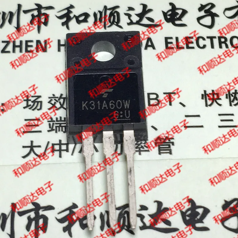 10pcs/lot K31A60W TK31A60W New stock TO-220F 600V 30.8A