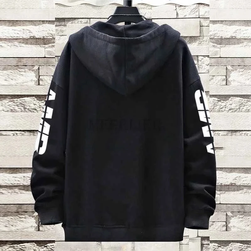 autumn winter men fleece sweatshirt zipper hoodies hooded sports hoody warm large size 8XL 10XL oversize casual loose sweatshirt