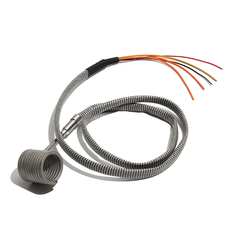 

220V 28mm Electric Hot Runner Spiral Coil Band Heaters with K Thermocouple 3x3mm 4.2x2.2mm 3.5x3.5mm 3.3x3.3mm Cross-section