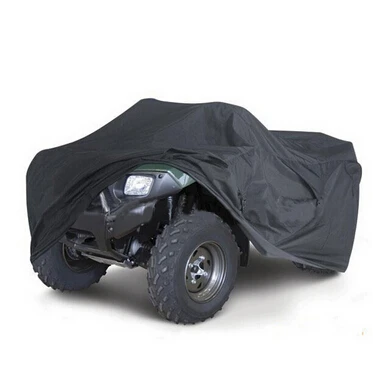 XL 210*120*115cm Black 190T Universal Waterproof Dustproof Anti UV COVER Quad ATV Motorbike Cover