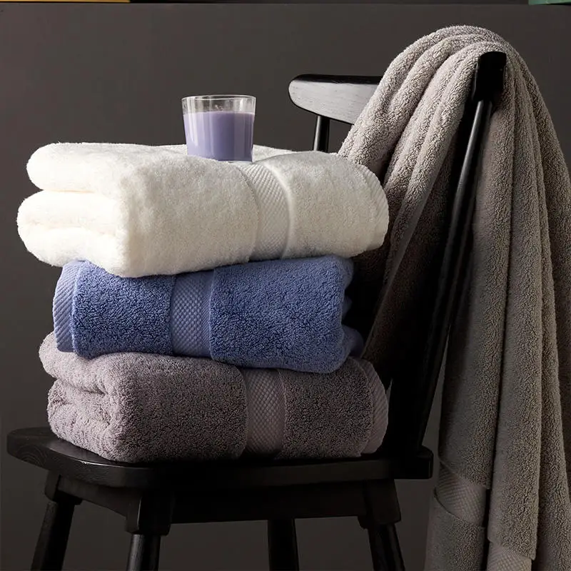 

Egyptian Cotton 800g Highly Quality Bath Towel 5 Star Hotel Family Bathroom High-End Soft Bath Towel 80X160cm