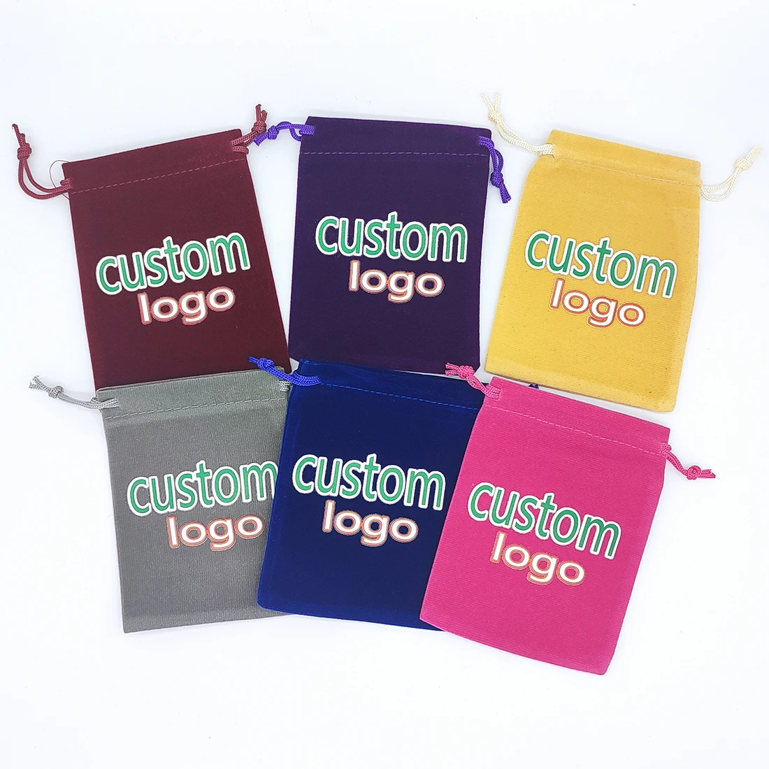 50 Pcs Custom Gift Bag Small Bag Candy Bag Printing Design Logo Personalized Gift Jewelry Packaging Dropshipping