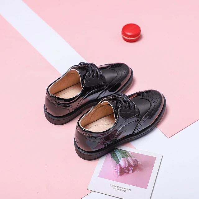 Teens Kids Boys Shoes 2020 For Children Patent Leather Dance Shoes School Show Spring 2021 3 4 5 6 7 8 9 10 11 12 15 16 Year Old AliExpress 1501