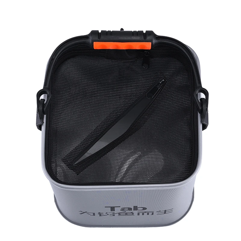 Thicken EVA Outdoor Folding 5L Fishing Bucket Live Fish Box Car Wash Bathroom Kitchen Bucket Fishing Bait Buckets Tackle Tools