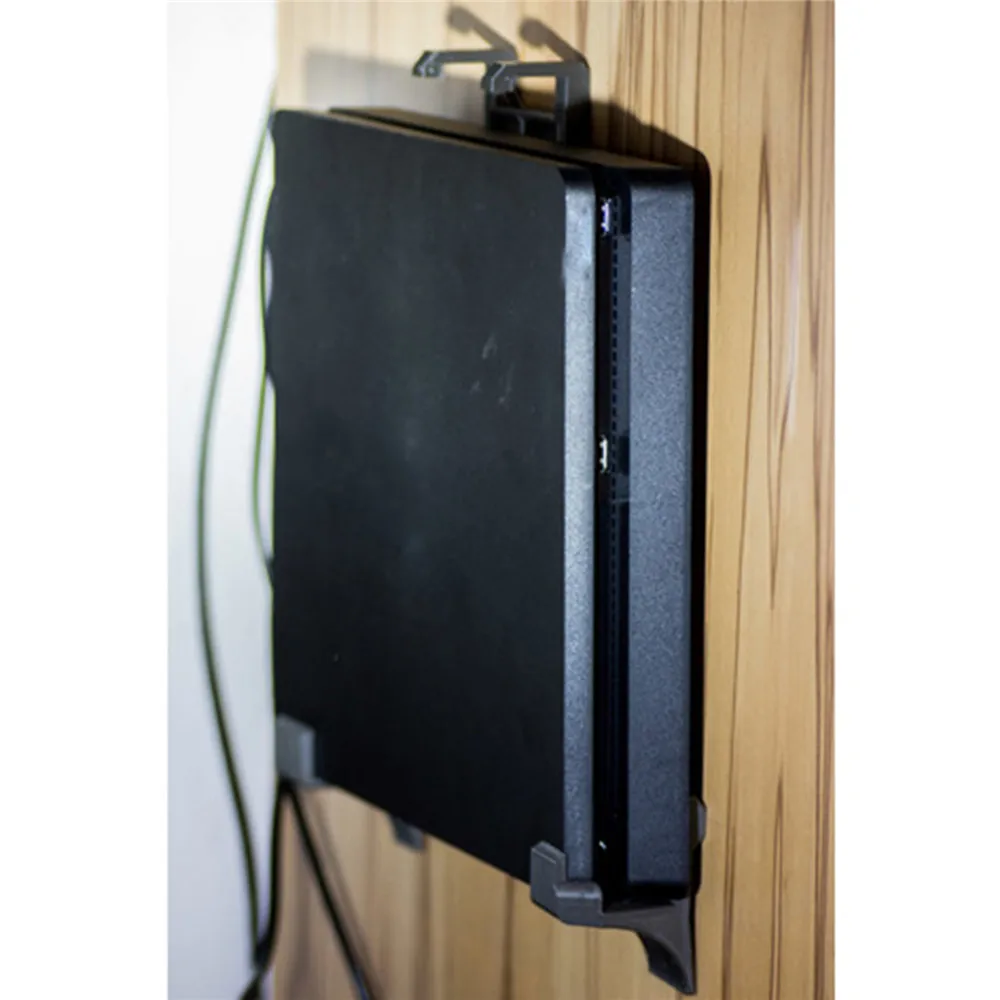 Enhancement Wall Mount Wall Bracket Holder for PS4 Slim Pro Console Came Pad Stand Storage Holder