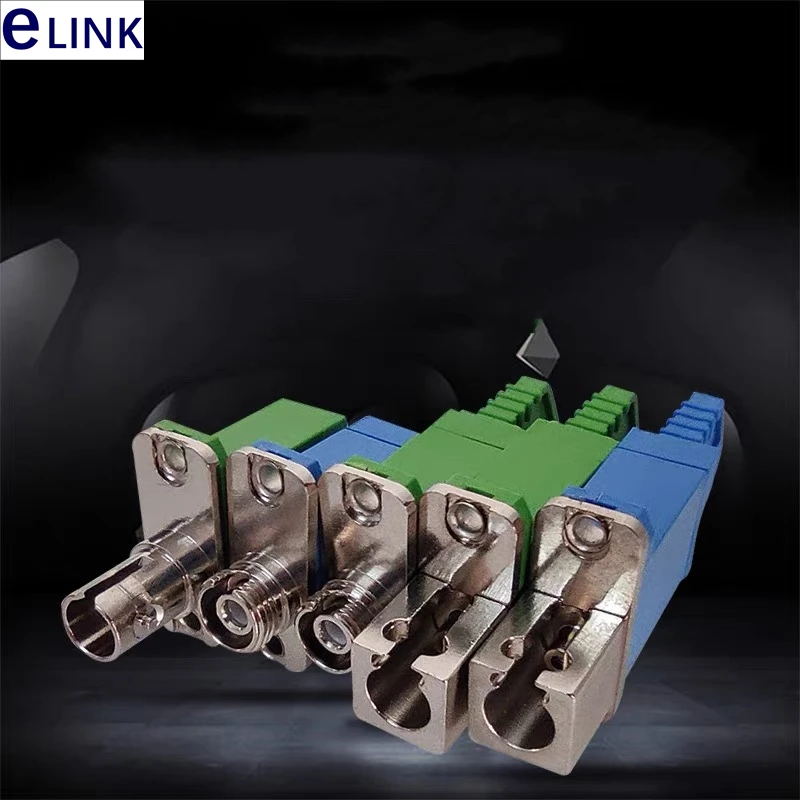 

Fiber optic coupler, hybrid adapter, blue and green, e2000-lc, e2000-sc, e2000-fc, e2000-fc, e2000-fc, free shipping, 5PCs