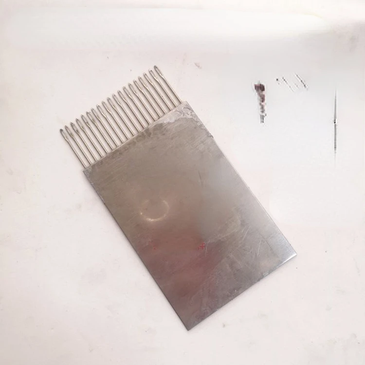 Accesorios de máquina de tejer plana con manivela manual, aguja de recolección única y horquilla de reducción, herramienta de tejer plana de 9 agujas, 10 piezas