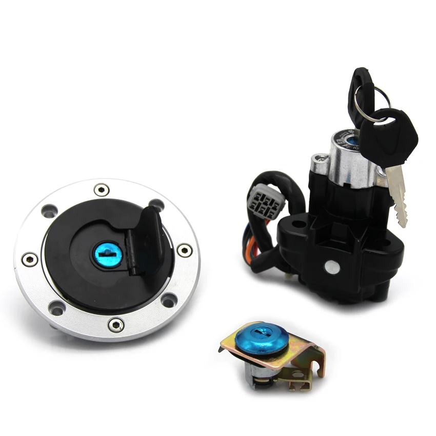 Ignition Key Switch Fuel Gas Cap Seat Lock Kit For Suzuki DL1000 2002-2012 DL650 V-Strom OEM:37000-06860 37000-06880 37000-27860