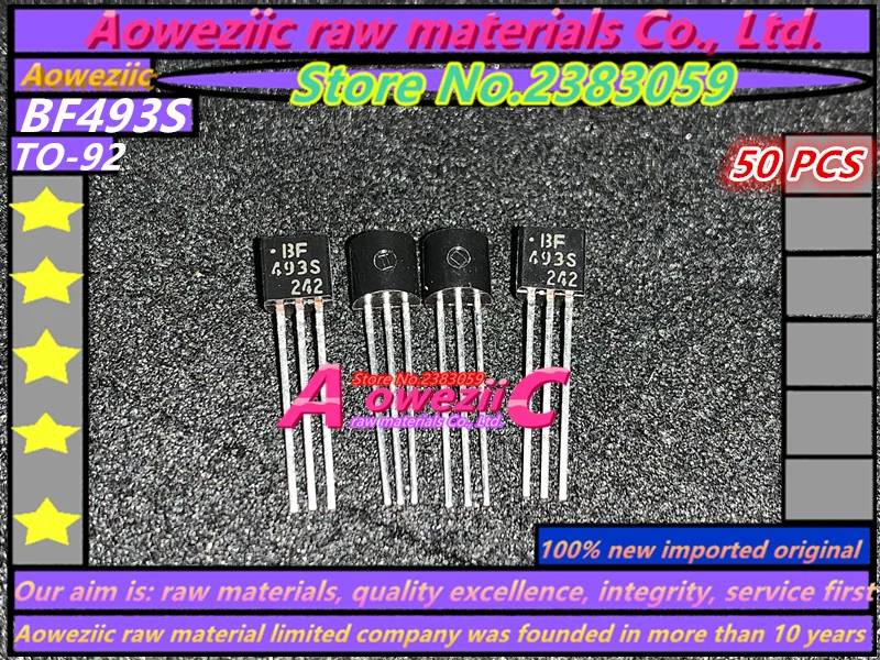 Aoweziic  100% new imported original  BF493S BF393 BF493 BC517G  BC517 MPS6531 KTC3209-Y-AT  KTC3209 TO-92 PNP transistor