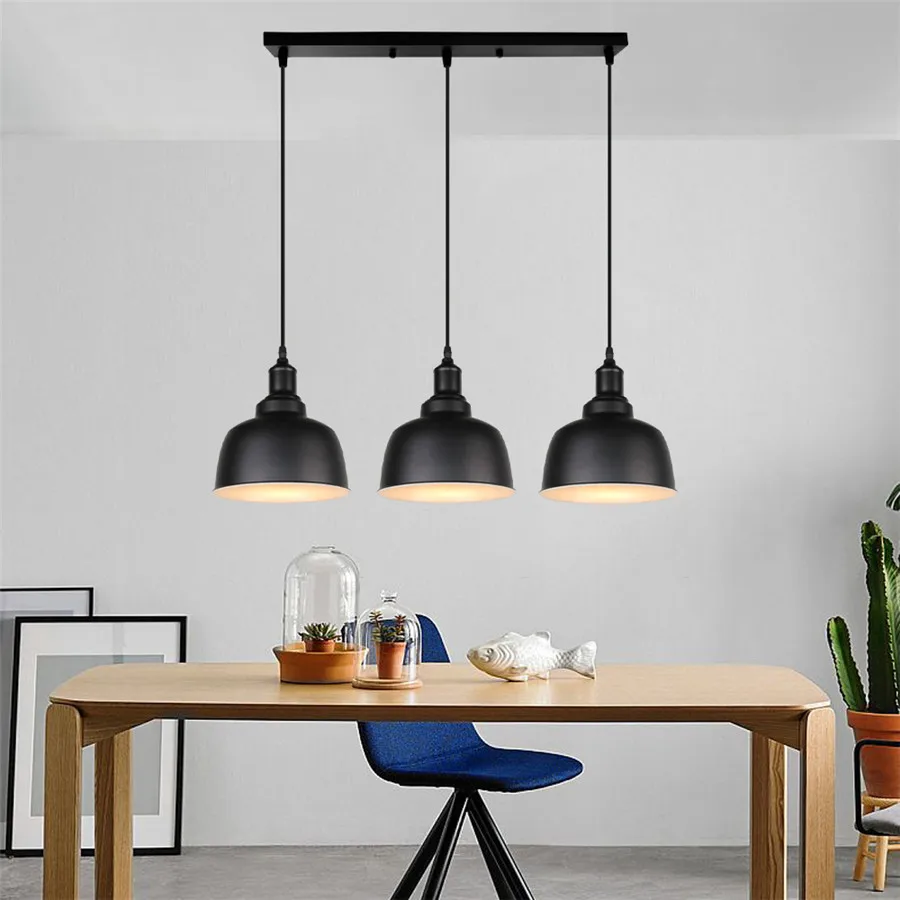 

Modern Nordic Pendant Lights 3-Heads Aluminum Lampshade Indoor Decor Hanging Lamp for Dining Room Kitchen Lighting Fixtures
