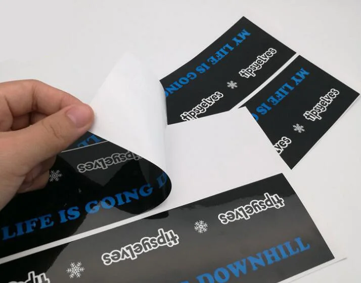 100pcs Custom Rectangular Logo Black and white  Background Wrapping  Gift  Waterproof  White Paper