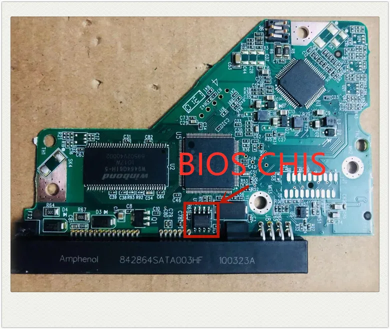 لوحة دائرة البيانات الغربية 2060- 701590 -001 REV A لاستعادة البيانات لإصلاح القرص الصلب الرقمي الغربي