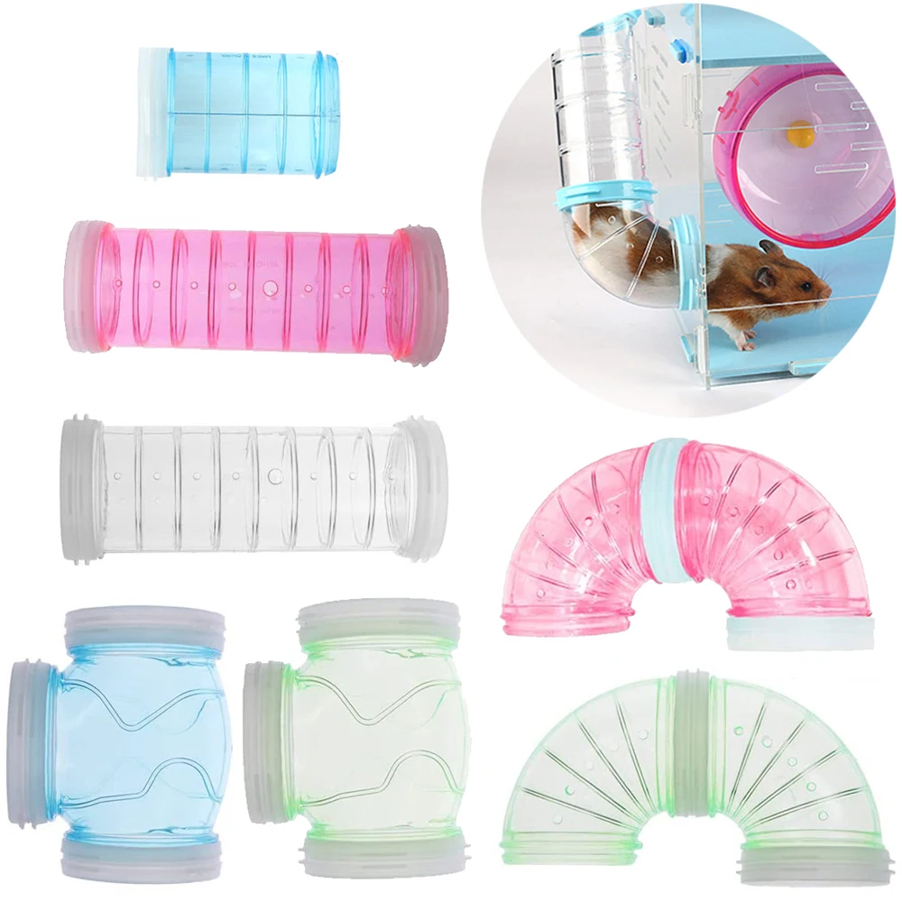 Hamster Tube External Training Maze Pipe Mouse Rat Toy Accessories For DIY Hamster Cage External Connection Tunnel Track