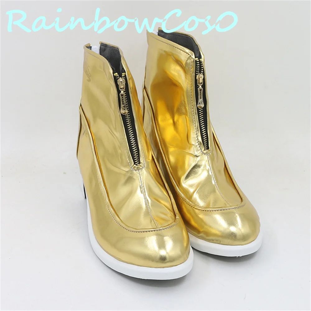 JoJo's Bizarre Adventure Giorno Giovanna Cosplay zapatos botas juego Anime carnaval fiesta Halloween Navidad W2114