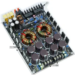 12V Car Dual 500W 3300UF/50V*8 Booster Board HiFi