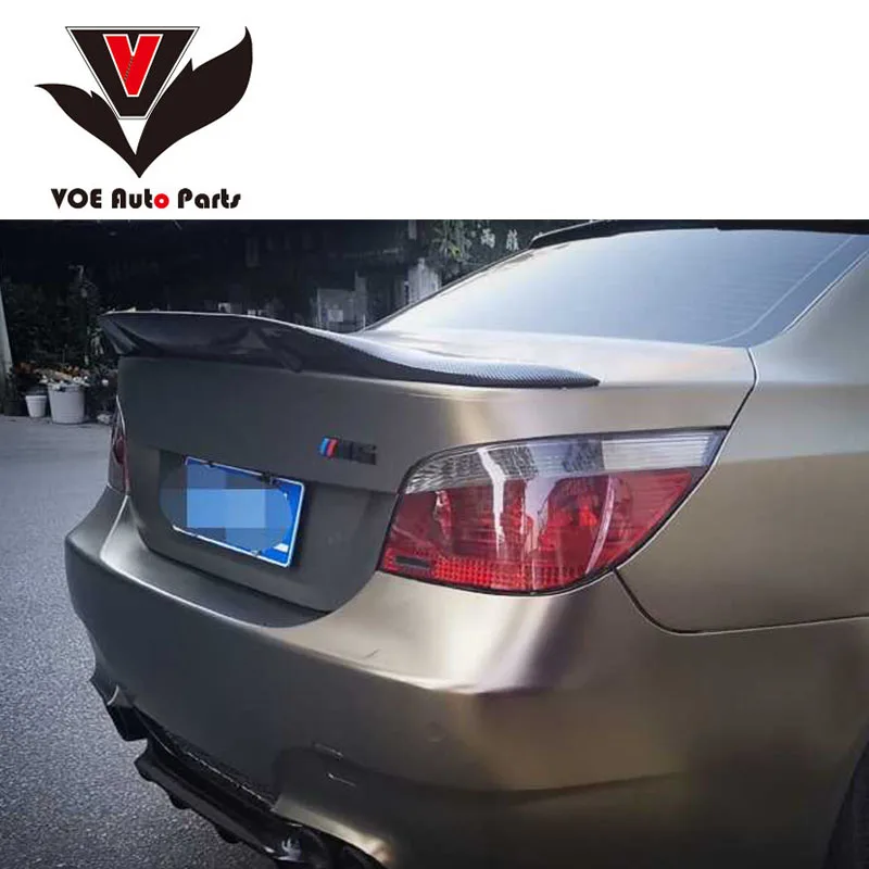 

E60 R-style Carbon Fiber / FRP Sporty Car Rear Trunk Wing Boot Spoiler for BMW 2005-2010 5-Series E60&E60 M5