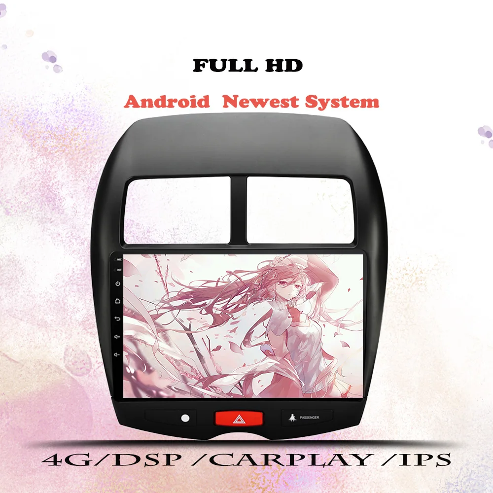 

1280*720 Android 13.0 car gps radio For Mitsubishi ASX 2010 2011-2017 GPS Radio Navigation Screen Bluetoooth no 2din DVD PLAYER