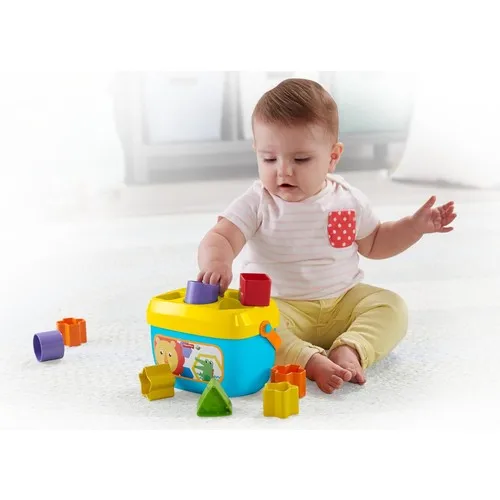 Fisher-Price Color Blocks - Bucket and 10 Piece Block Placement Game FFC84