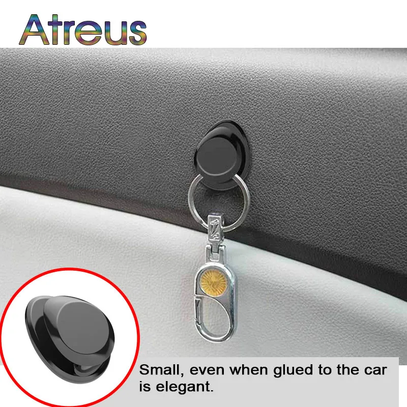 Car Self Adhesive Hooks Organizer Storage for Mercedes Benz Accessories W204 W205 W203 W212 Skoda Octavia A7 A5 2 Rapid Fabia