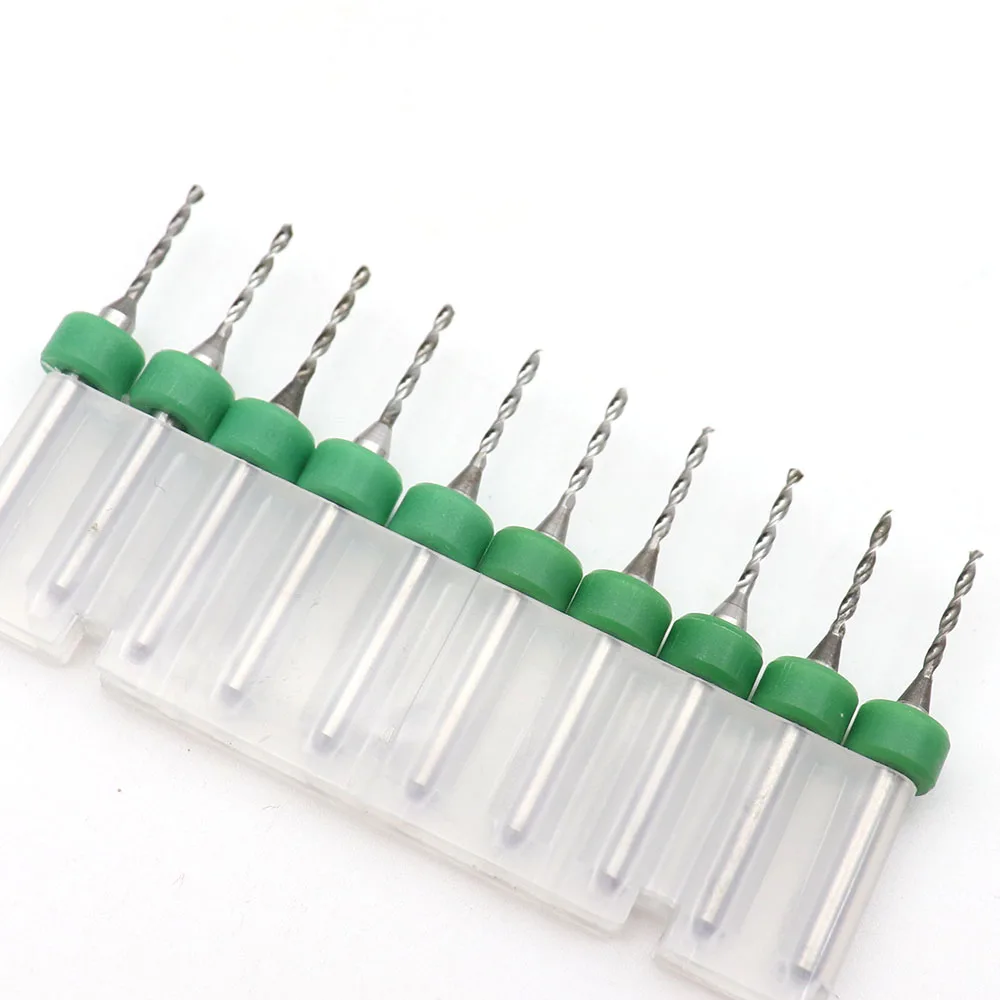 1.05mm to 2.0mm 10pcs/set PCB drill bit Tungsten for the CNC micro mini