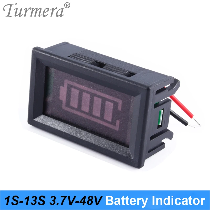 3S 12V 4S 16.8V 5S 18V 1S-13S 12V Lifepo4 Battery Capacity Display and Battery Indicator Lithium Battery for Screwdriver Turmera