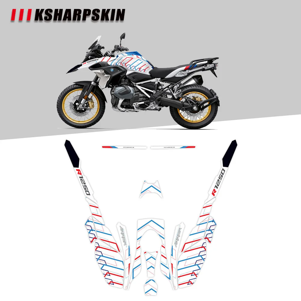 

Motorcycle full body sticker protection body stickers reflective waterproof decals For BMW R1250GS 2019 r 1250gs r1250 gs