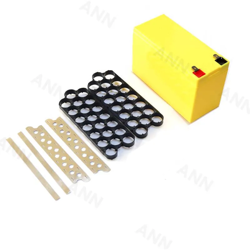 Caja de batería de litio 18650 de 12V, 10Ah/15Ah, tamaño de caja L150 x W65 x H94mm, soporte libre y níquel