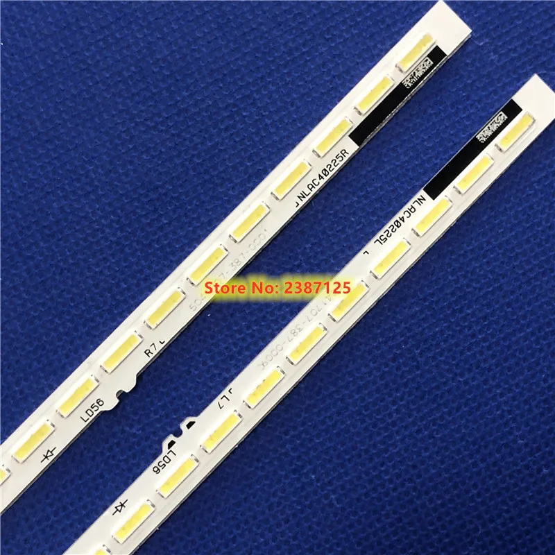 2PCS LED Strip NLAC40225L NLAC40225R 6922L-0066A SYV5531 KDL-55W802A KDL-55W805A KDL-55W80A  KDL-55W810A LC550EUF (FG) (F1)