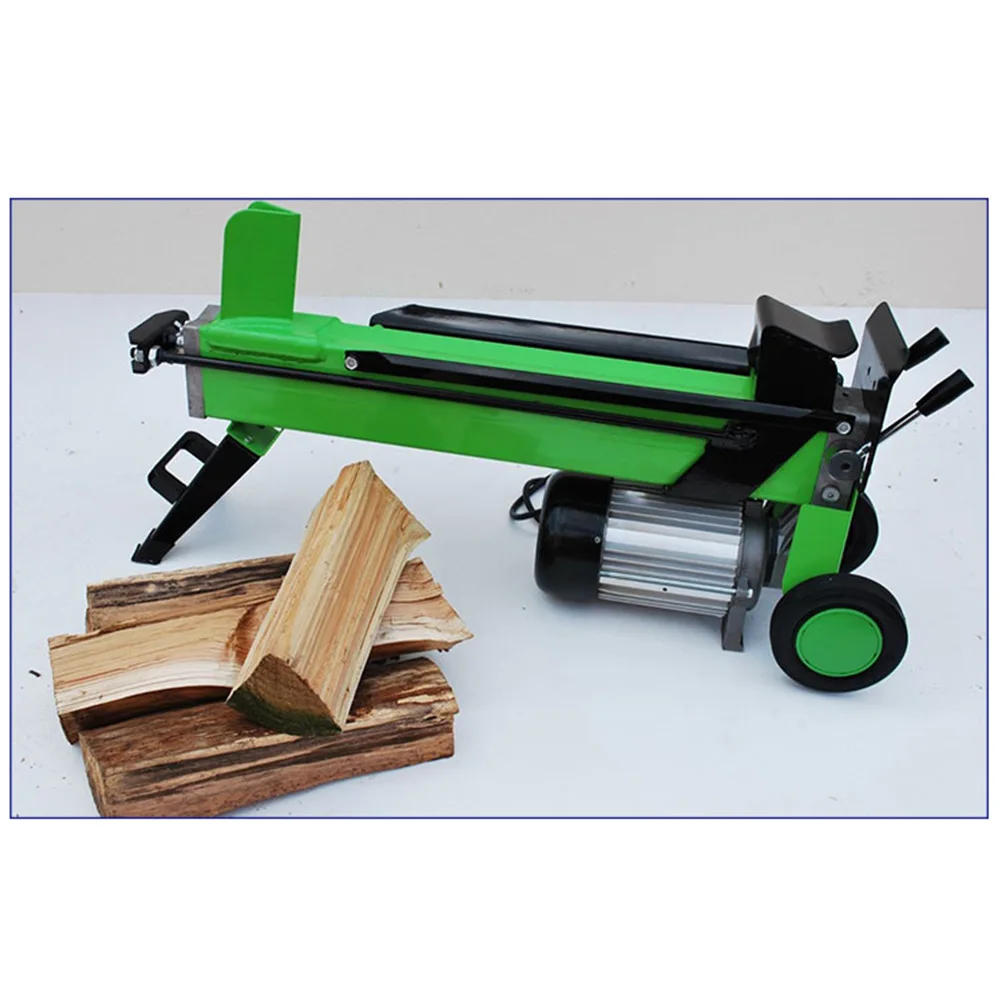 Hydraulic Wood Splitter Firewood Wood Choppers 6T 220V Electric Wood Cutting Machine Woodworking Tools