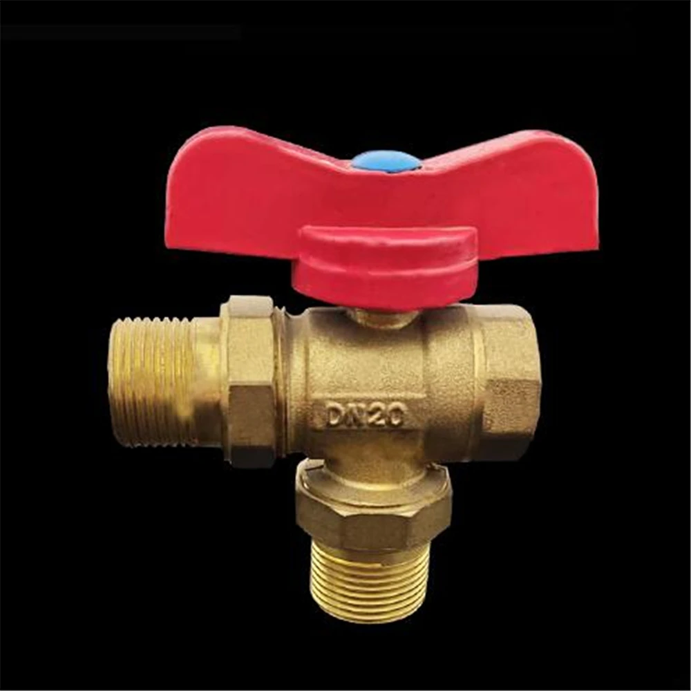 All-copper Three-way Regulating Valve Radiator Heating Valve Temperature Control Valve Copper Valve DN20 DN25