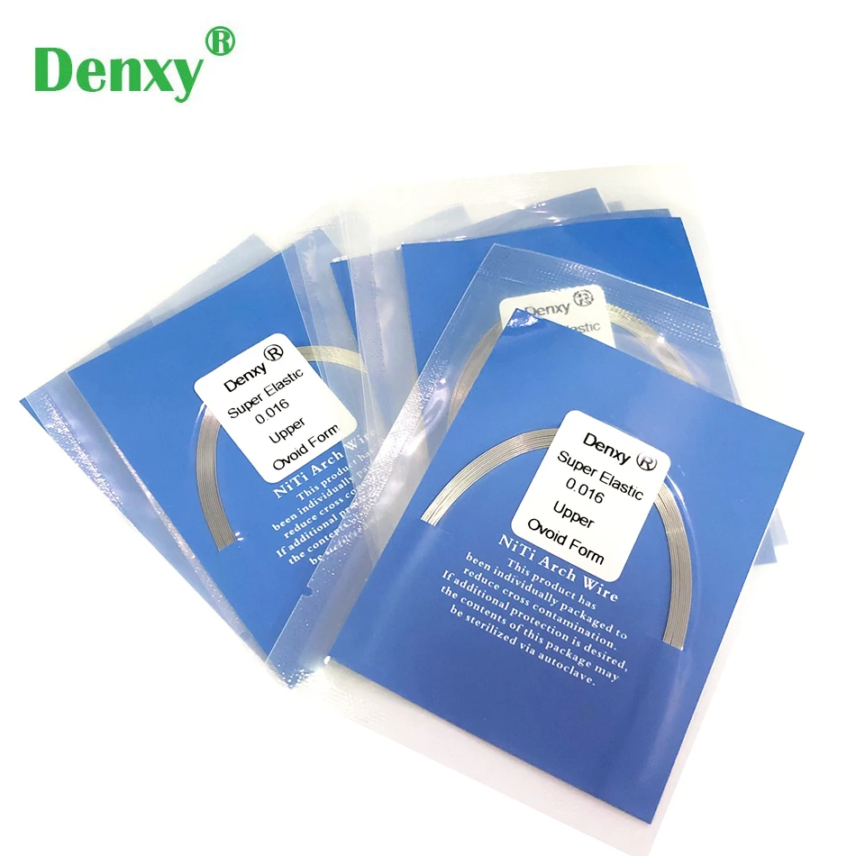 Denxy Dental 100pc High Quality Niti Archwire Super Elastic Niti Wire Orthodontic Niti Dental Nitinol wires Orthodontic wire