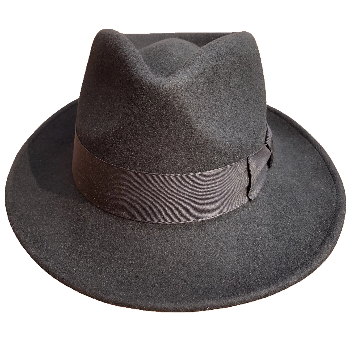 Wool Felt Crushable Packable Fedora Hats for Men Women Black Camel Red Color