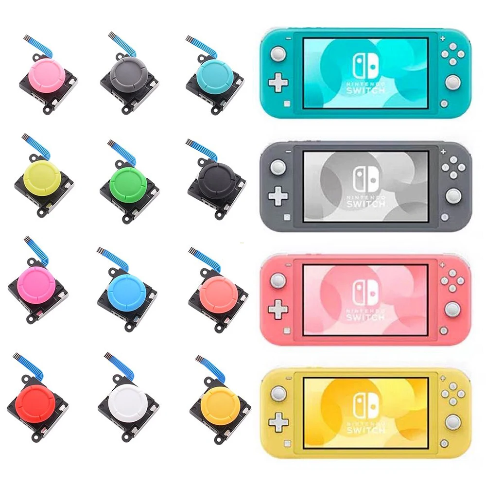 4 stks 3D Analoge Thumb Stick voor Nintend Schakelaar NS Vreugde Con Joystick Caps Vervanging Reparatie Onderdelen Mod Kit voor JoyCon