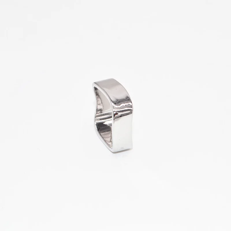 Ambi Ring (Silver/Black) Magic Tricks Circle Square Magia Magician Accessories Close Up Street Optical Illusion Gimmick Props
