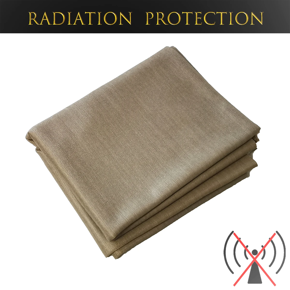 

Silver Fiber Cotton Knitted Blended Fabric Antibacterial Reduce Radiation EMF Shielding Soft and Washable Cloth Elastic