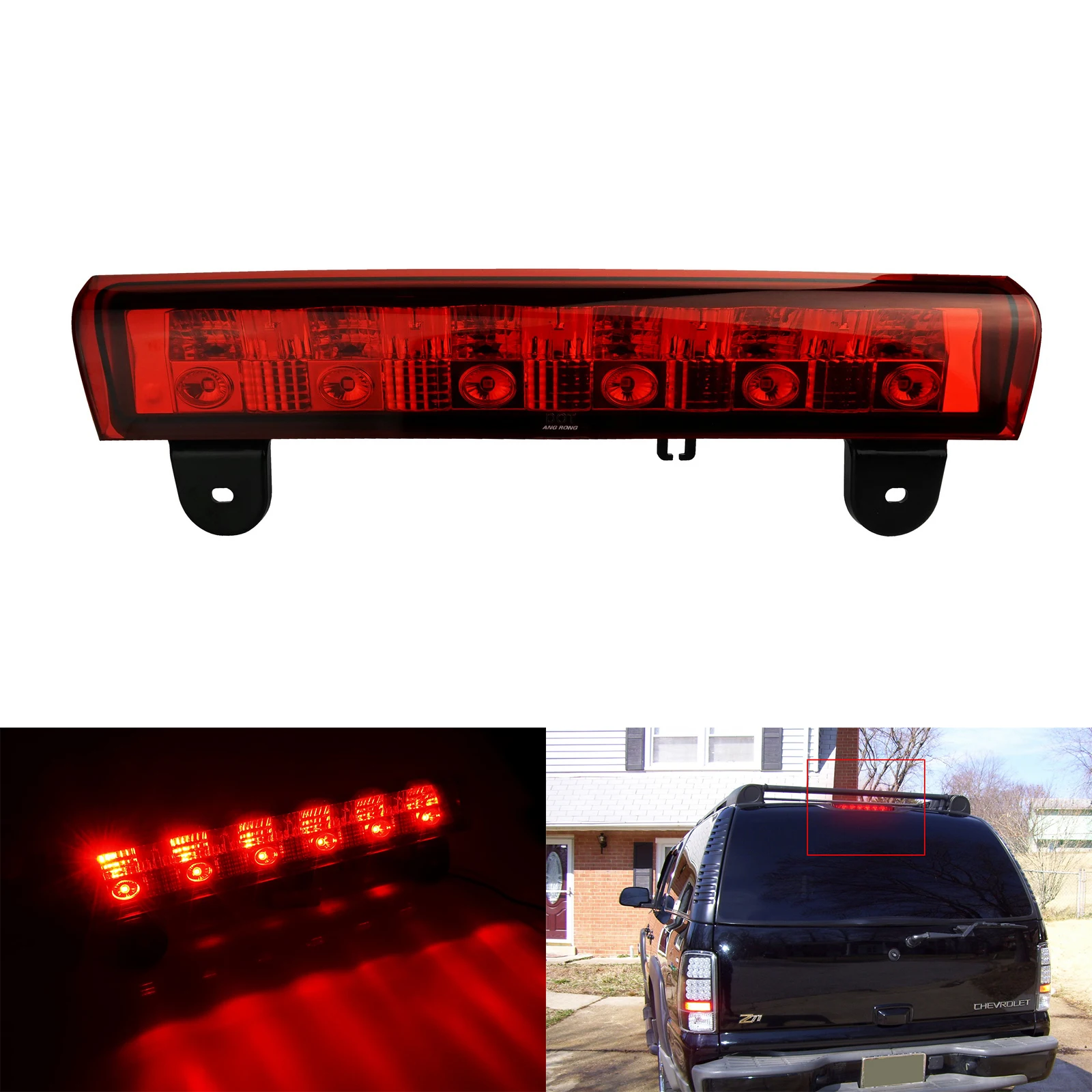 For Chevy Suburban Tahoe GMC Yukon XL 1500 3rd High Mount Brake Light Cargo Lamp