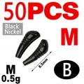 50PCS M B Bk Nickel