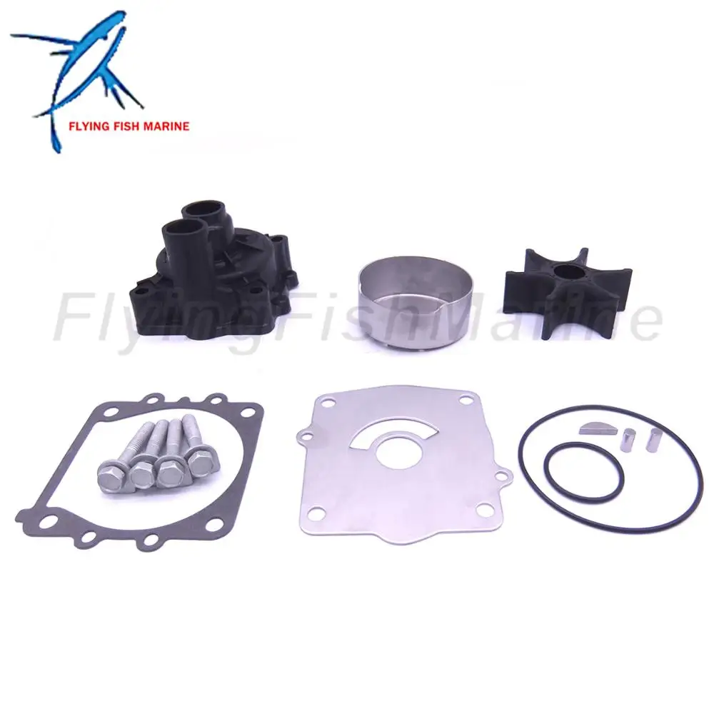 Outboard Engine 61A-W0078-A2 61A-W0078-A3 Water Pump Repair Kit with Housing for  150HP 175HP 200HP 225HP 250HP 300HP Boat