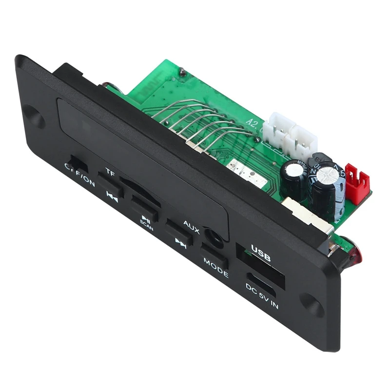 2X3W усилитель MP3 декодер доска 12V Bluetooth 5,0 30 Вт автомобильный FM радио модуль Поддержка TF USB AUX