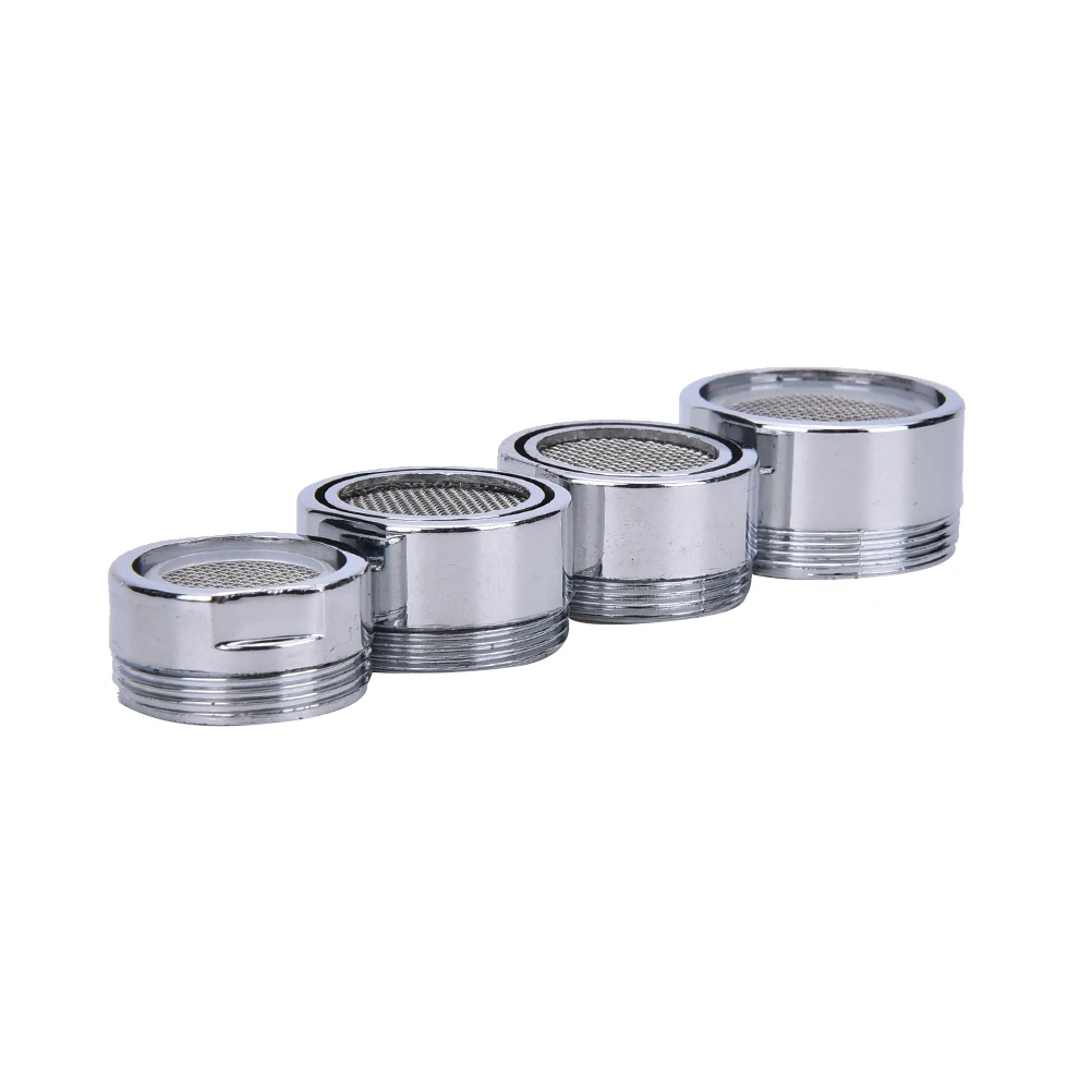 Kran oszczędzający wodę akcesoria kuchenne Chrome kran plastikowy Tap dysza gwint obrotowy Aerator filtr opryskiwacz 20/22/24mm