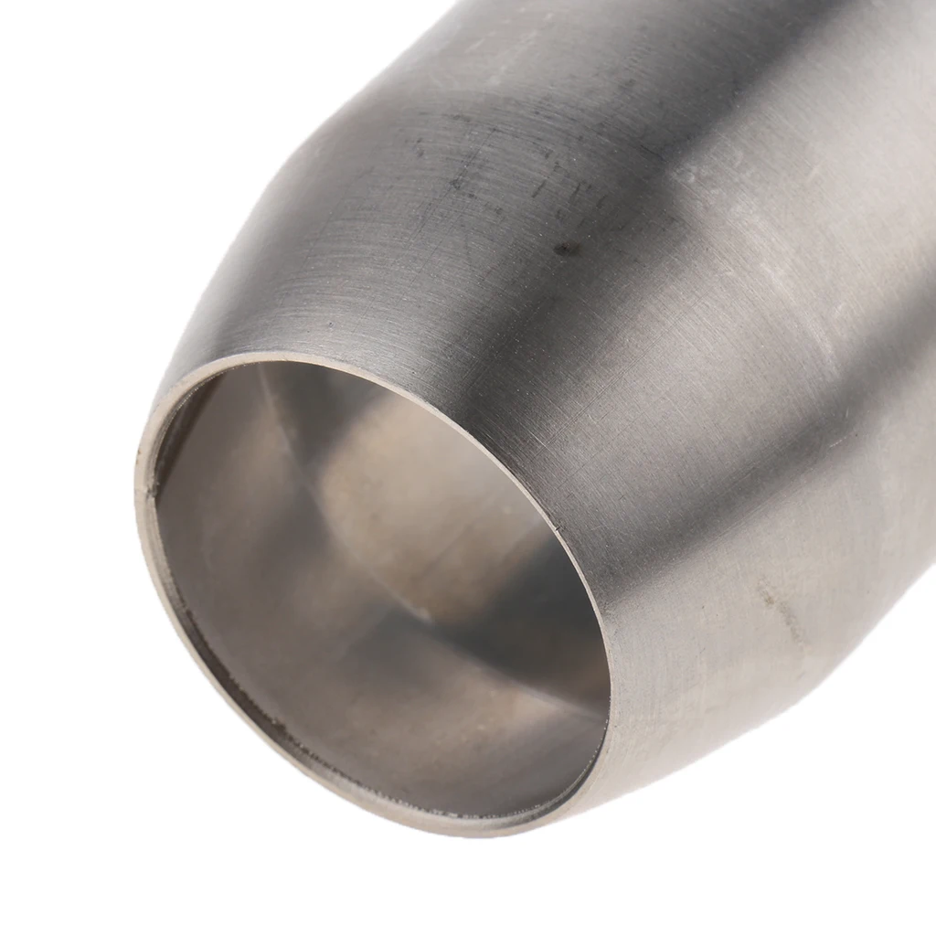 2.0 to 1.5 inch / 51mm to 38 mm Motorcycle Exhaust Pipe Adapter Reducer Connector Joining Sleeve for Suzuki Exhaust Reducer Pipe